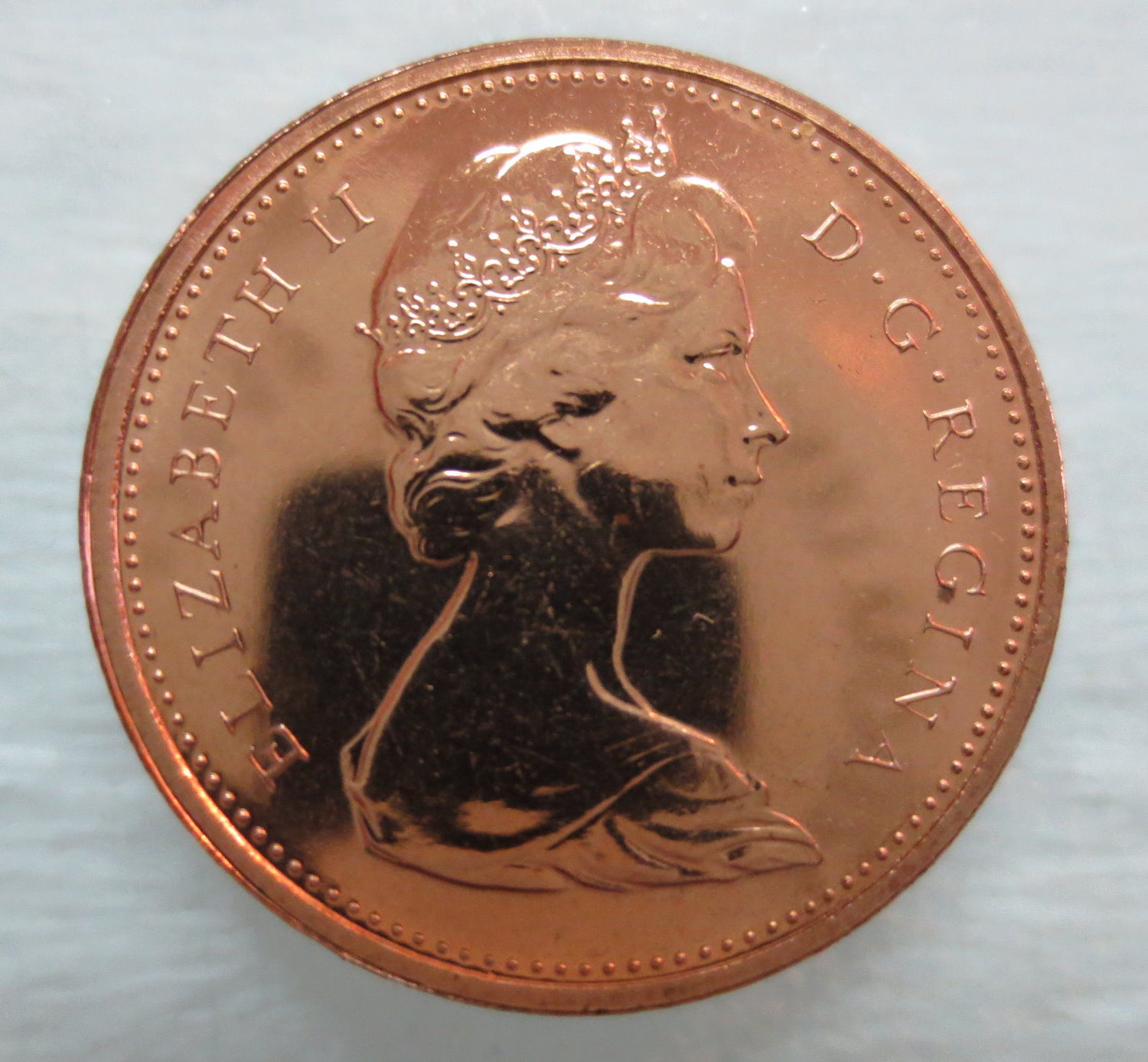 1975 CANADA 1 CENT PROOF-LIKE PENNY