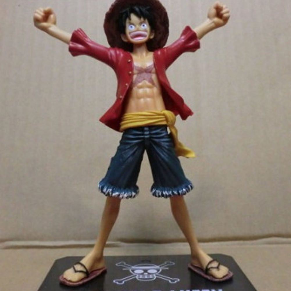 One Piece Anime Figuarts Zero Monkey D. Luffy PVC Figure the New World Toy 15cm