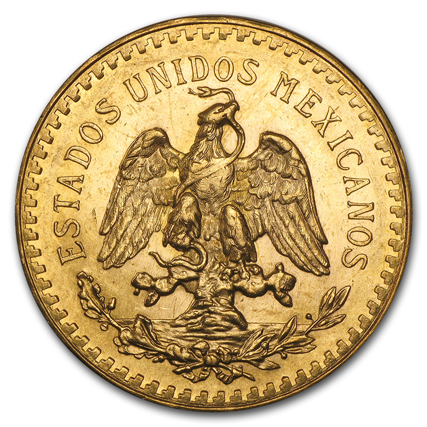 1927 Mexico Gold 50 Pesos BU - SKU #65705