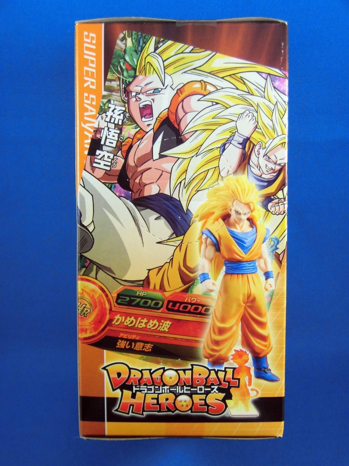 Dragon Ball Z Heroes DXF Figure & Card SUPER SAIYAN 3 GOKOU GOKU Banpresto NEW