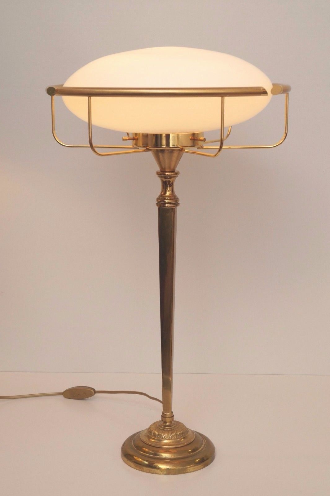 Quaranteed Unique Art Deco Table lamp "THE SEATTLE UFO" Brass Desk