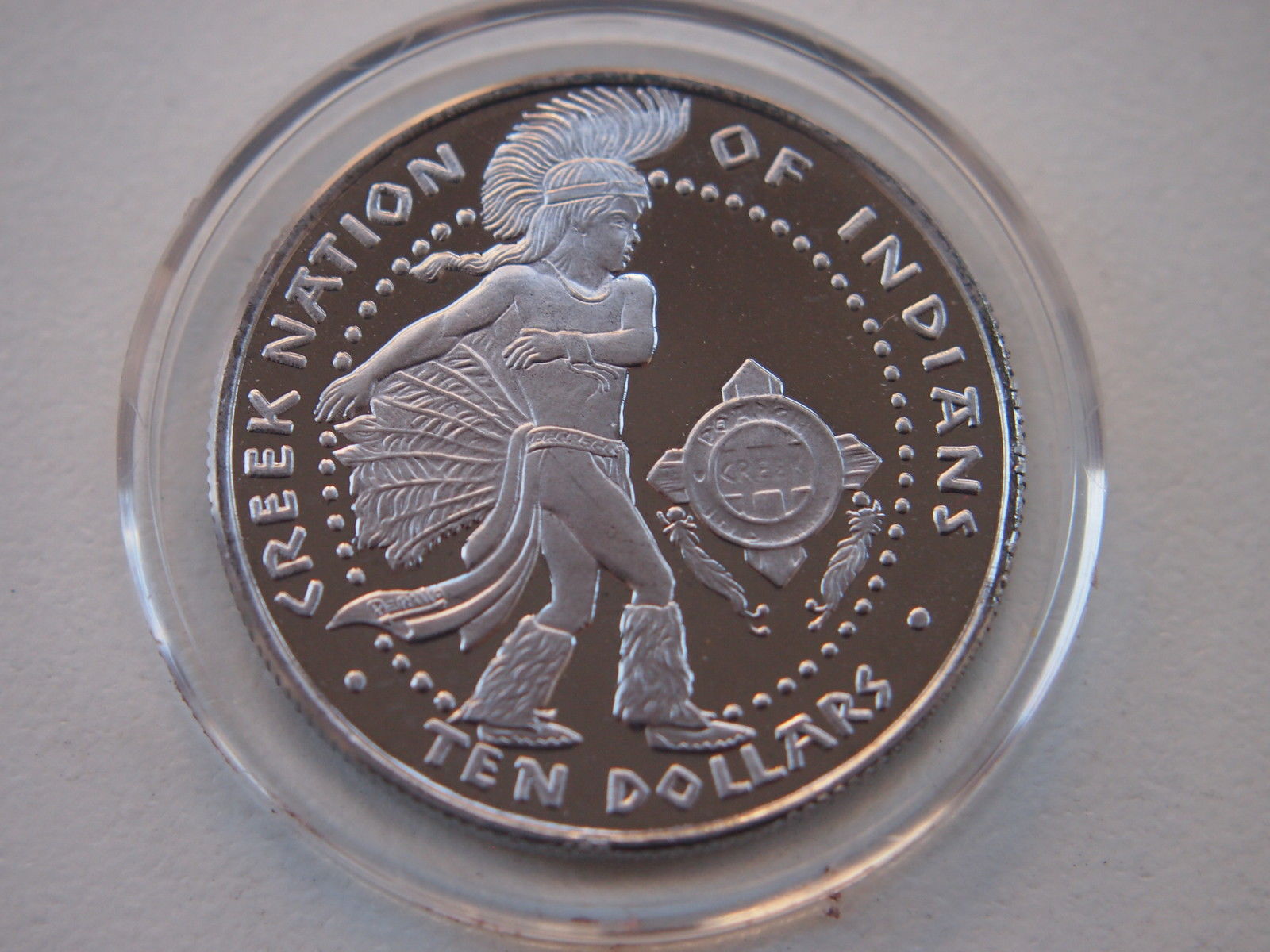 USA Creek Nation 10 dollars 2004 - 1/2 OZ. Palladium Proof-Rare