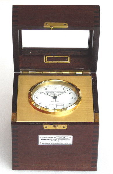 MINT VINTAGE WEMPE CHRONOMETER WERKE GERMANY MARINE SHIP BOAT NAVIGATION CLOCK