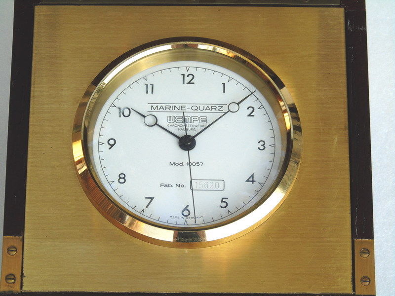 MINT VINTAGE WEMPE CHRONOMETER WERKE GERMANY MARINE SHIP BOAT NAVIGATION CLOCK