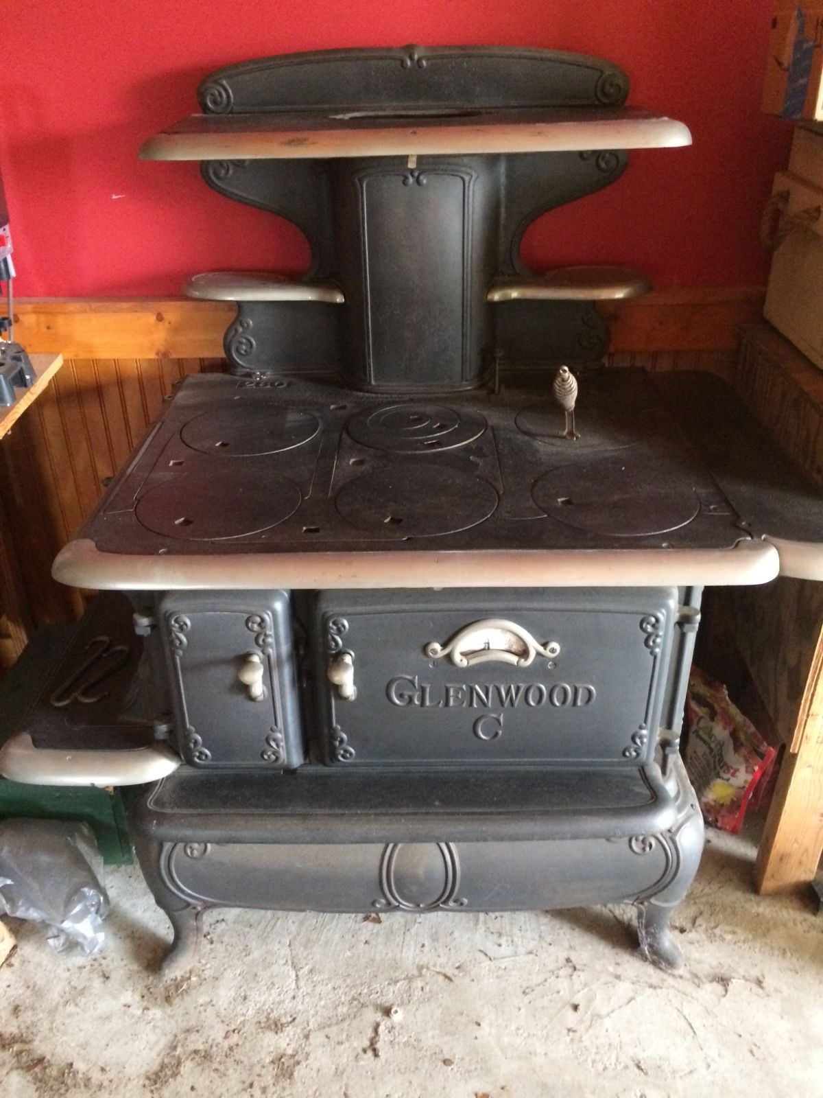 ●GLENWOOD ANTIQUE STOVE●1800's EARLY 1900's●WORKING CONDITION●