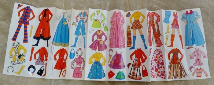 1971 WHITMAN BARBIE’S FRIEND P.J. NEW ’n GROOVY MAGIC PAPER DOLL - RARE & UNCUT