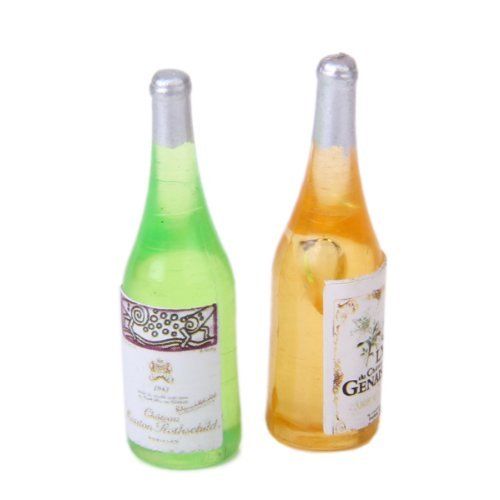 6Pcs set Doll house wine bottle 1/12 handmade accessories LW