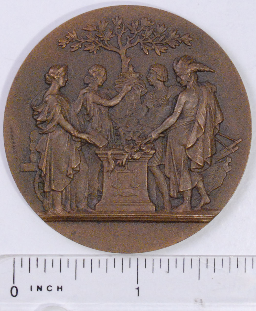 1904 ST. LOUIS WORLD'S FAIR BRONZE MEDAL CHOICE UNC-ONE OF THE NICEST EXAMPLES