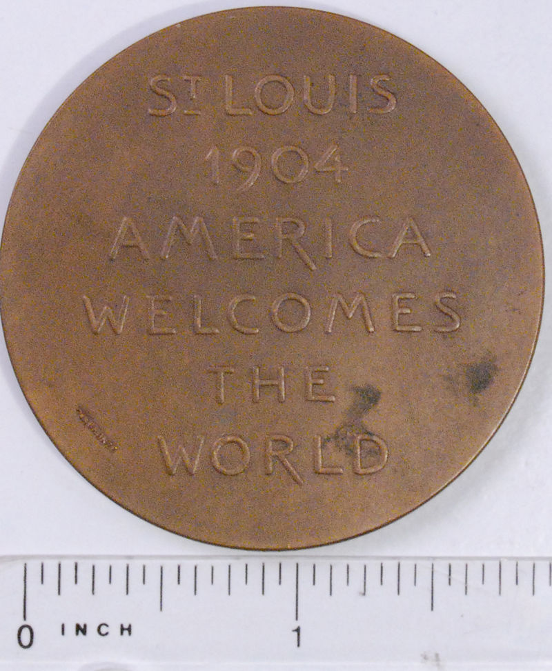 1904 ST. LOUIS WORLD'S FAIR BRONZE MEDAL CHOICE UNC-ONE OF THE NICEST EXAMPLES