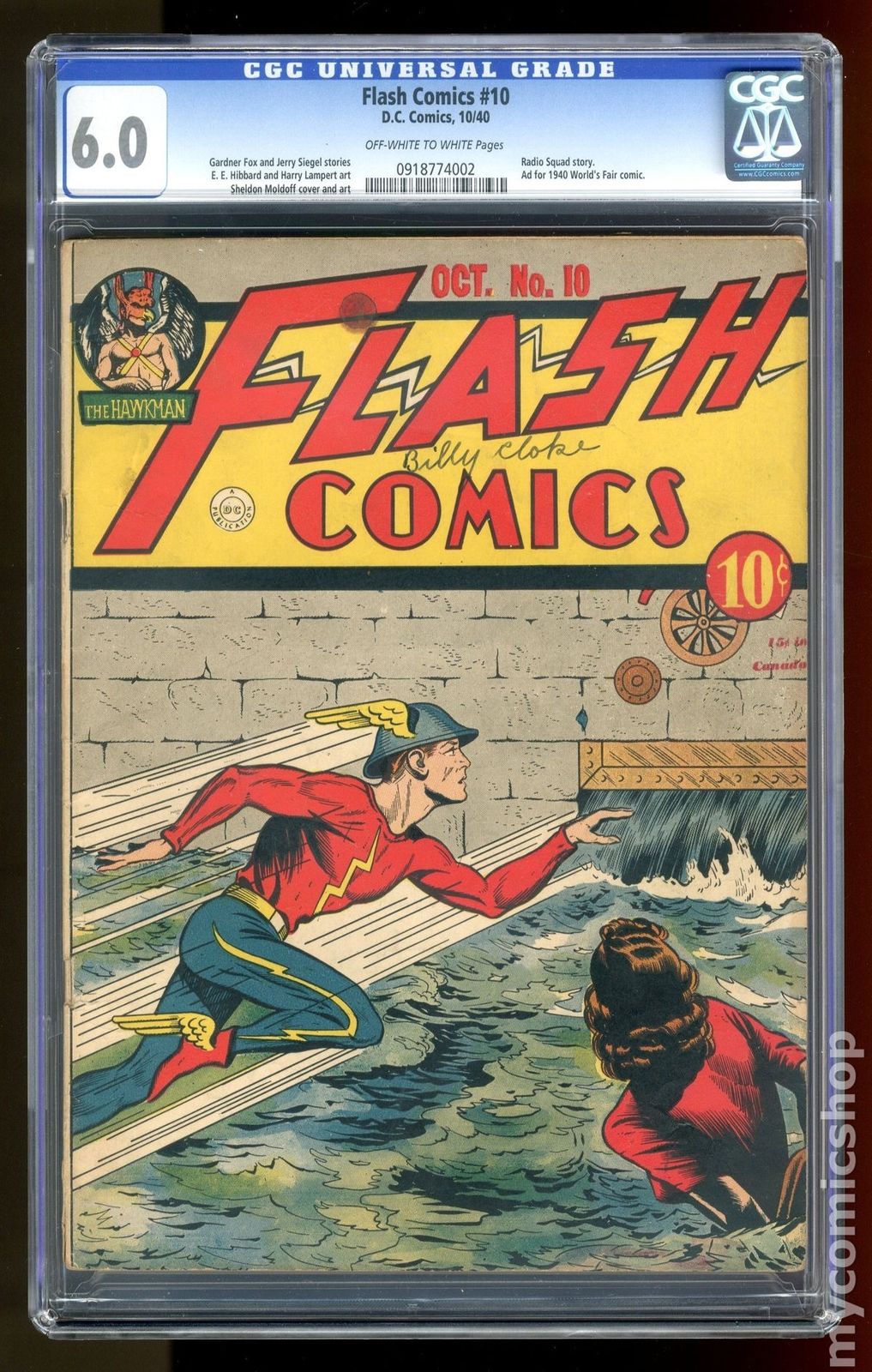 Flash Comics (1940 DC) #10 CGC 6.0 0918774002