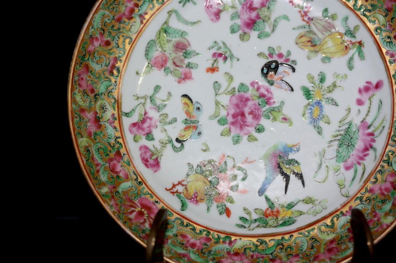 19TH C  CHINESE ANTIQUE EXPORT PORCELAIN  PLATE