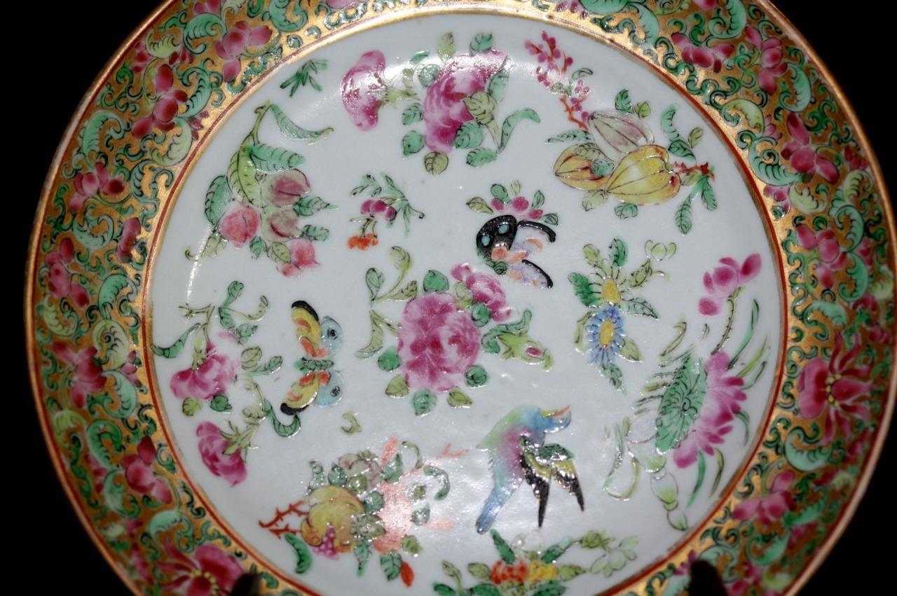 19TH C  CHINESE ANTIQUE EXPORT PORCELAIN  PLATE