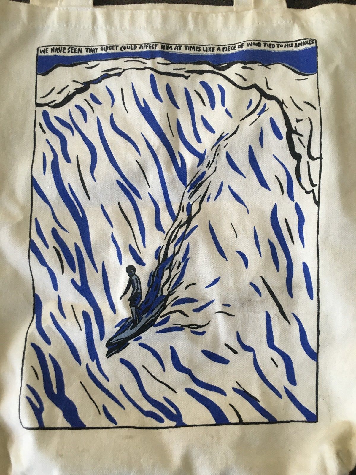 Raymond Pettibon limited edition surfer tote bag MOCA