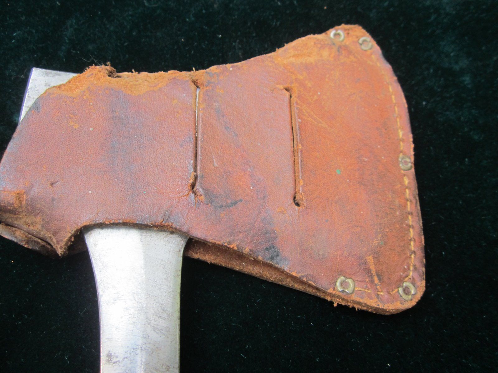 Vintage Estwing 24A  Hatchet With  Sheath Made In USA.