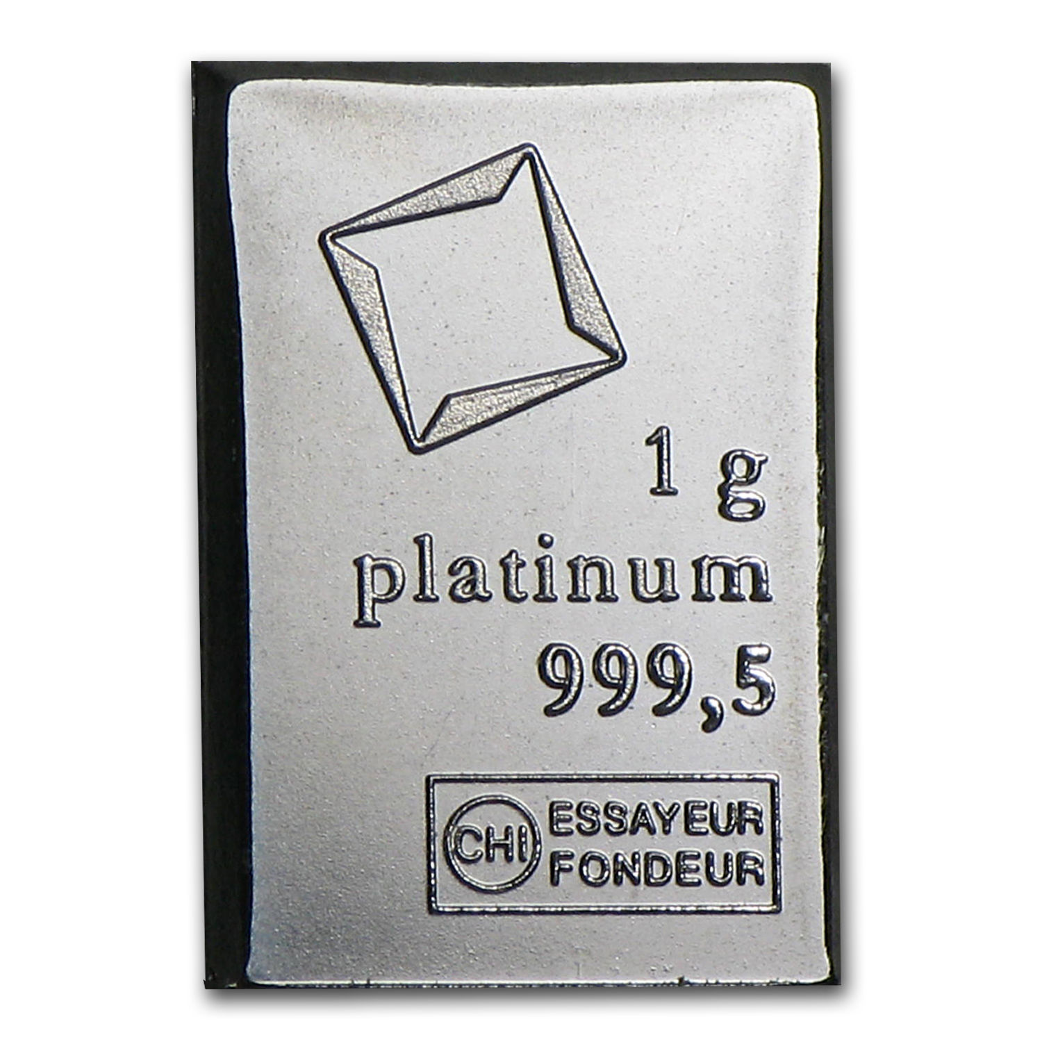 1 gram Platinum Bar - Valcambi