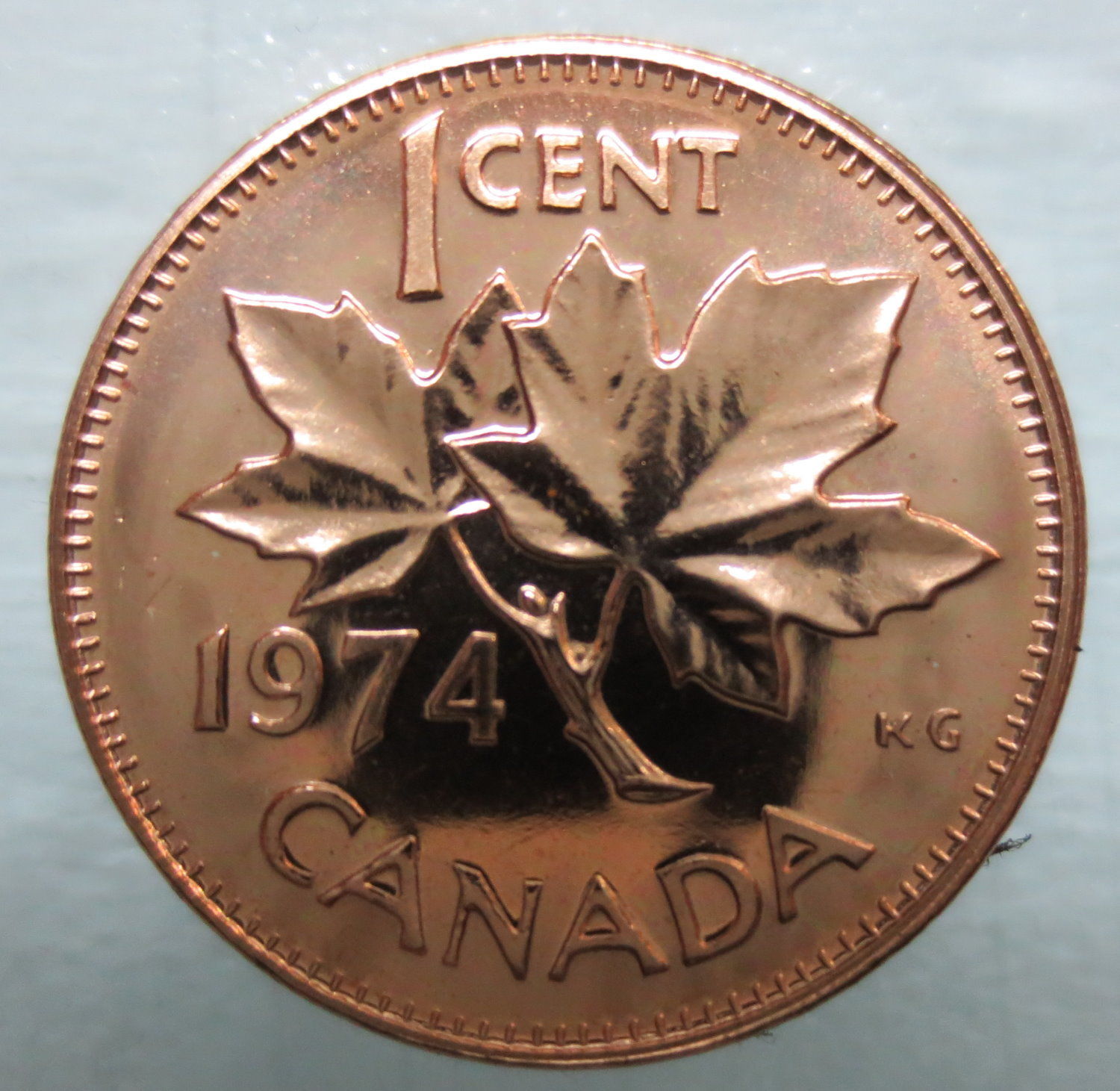 1974 CANADA 1 CENT SPECIMEN PENNY