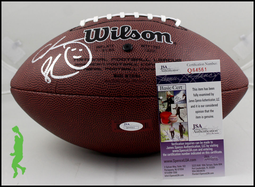 ADAM SANDLER AUTOGRAPHED SIGNED NFL FOOTBALL BALL WATERBOY LONGEST YARD JSA COA