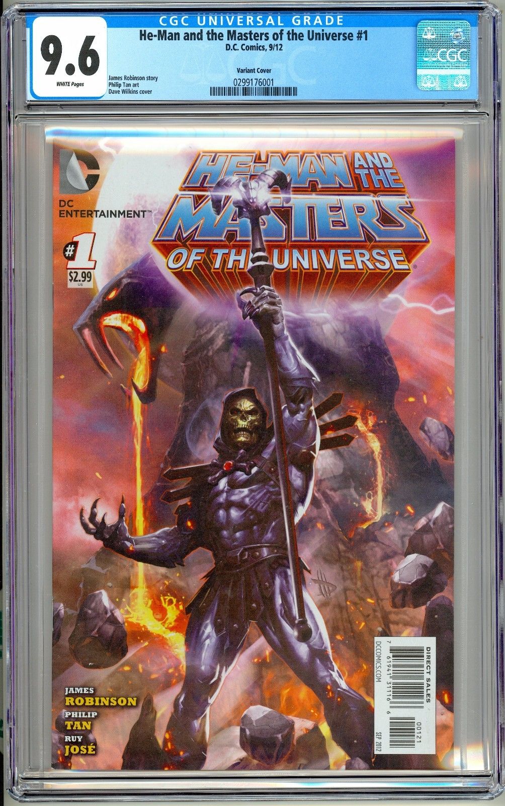 He-Man and the Masters of the Universe #1 CGC 9.6 1:25 Skeletor Variant L