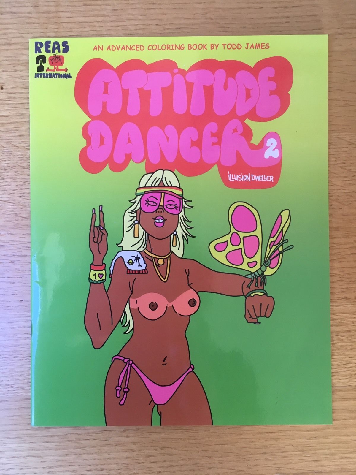 Todd James Reas Attitude Dancer 2 Illusion Dweller Advanced Coloring Book 2006