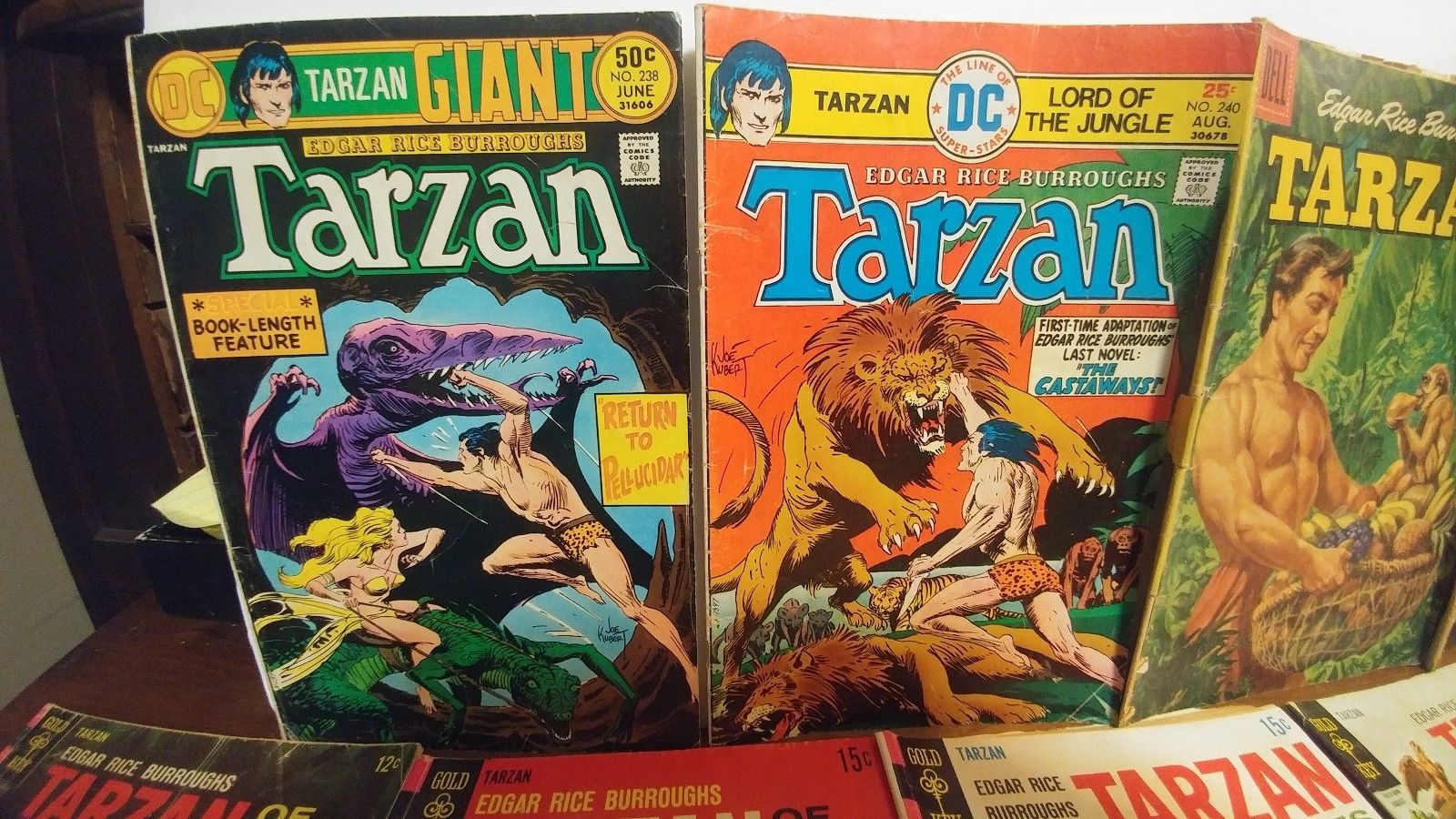 Tarzan of the Apes 13 Book Lot Dell #79,125,132,138,161,178,182,194,195,238,240