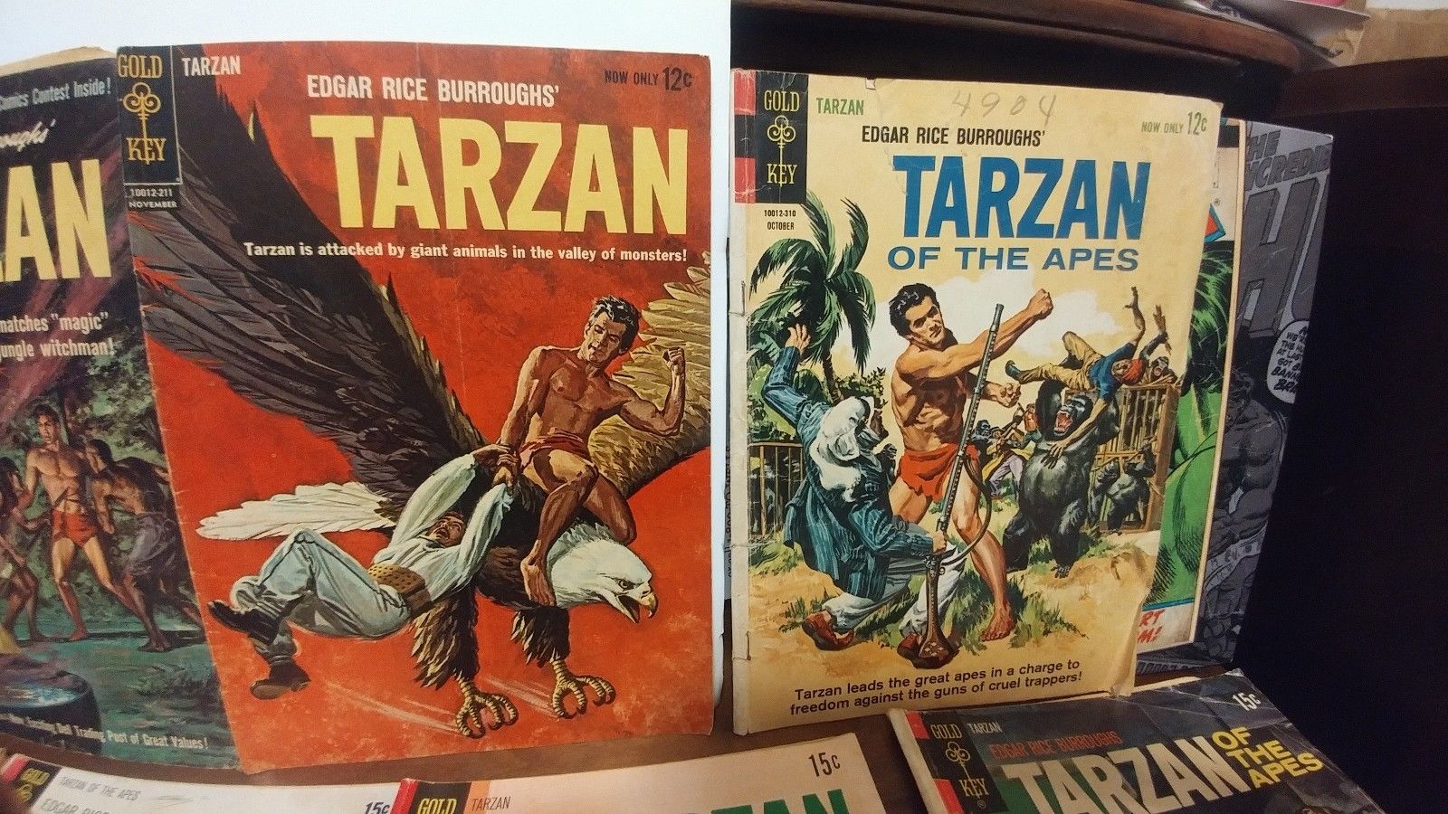 Tarzan of the Apes 13 Book Lot Dell #79,125,132,138,161,178,182,194,195,238,240