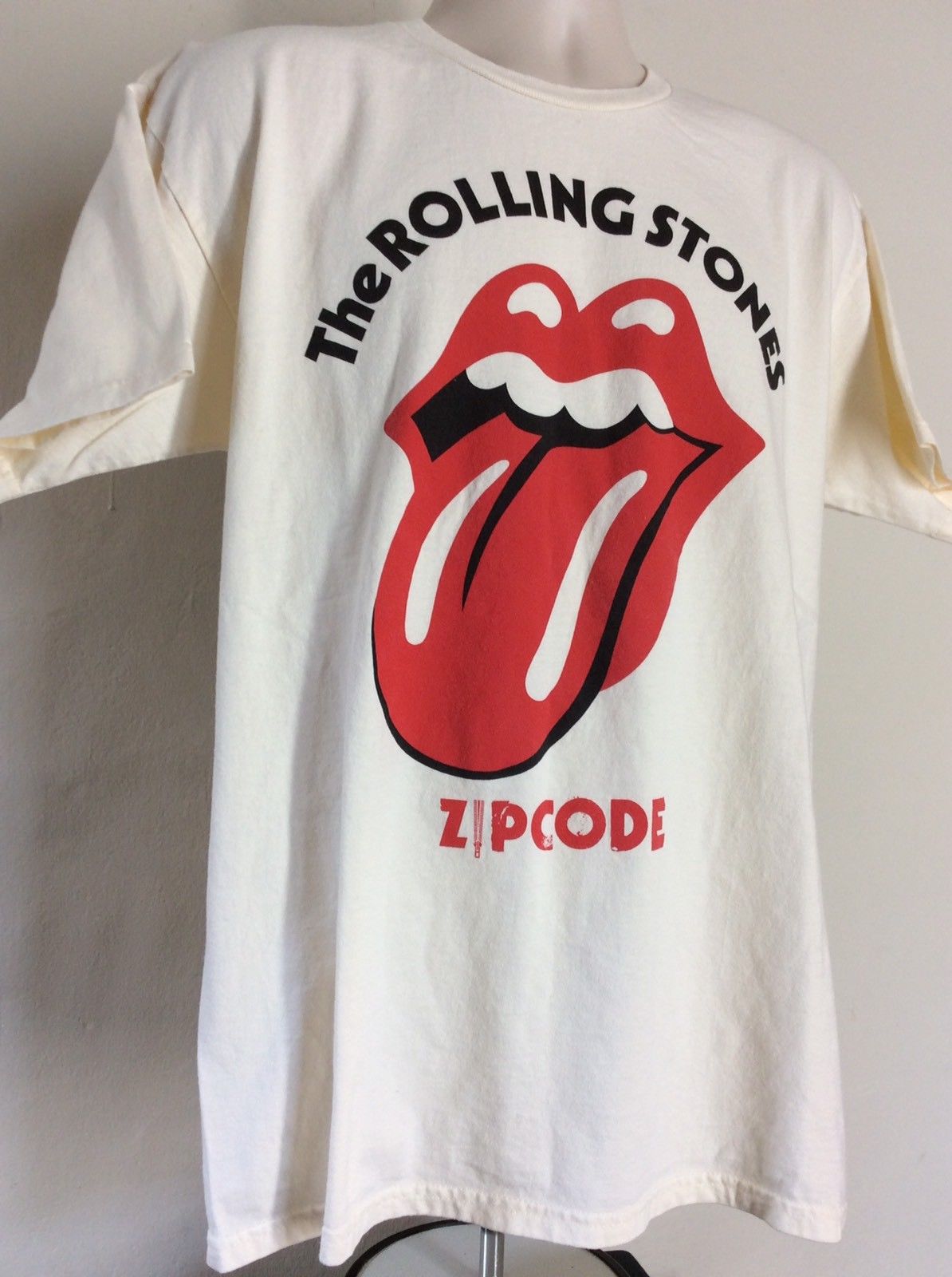 The Rolling Stones Zip Code Tour 2015 Concert T-Shirt L Classic Rock Band