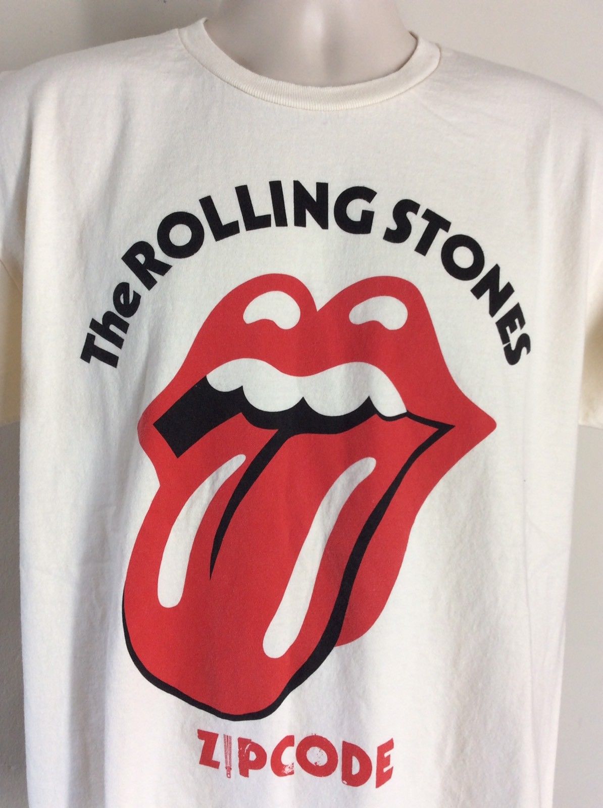 The Rolling Stones Zip Code Tour 2015 Concert T-Shirt L Classic Rock Band