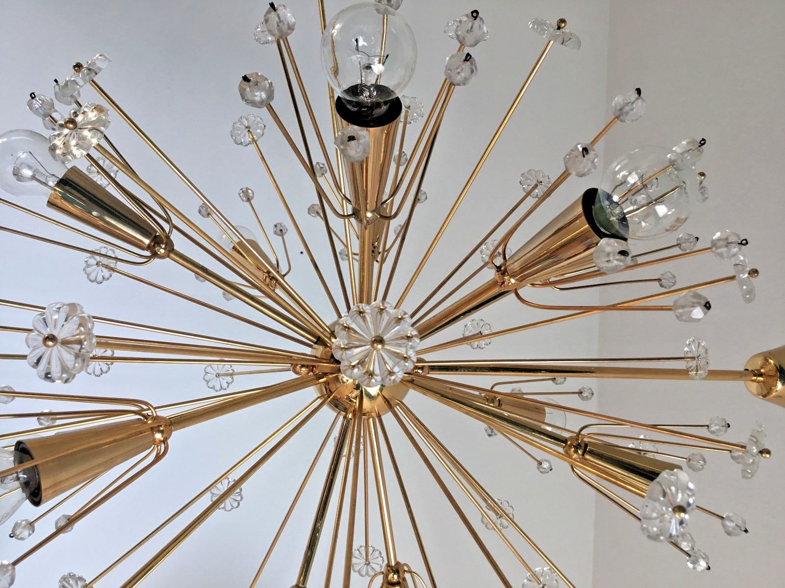 RARE Emil Stejnar Starbust Chandelier Mid Century Modern 1950s