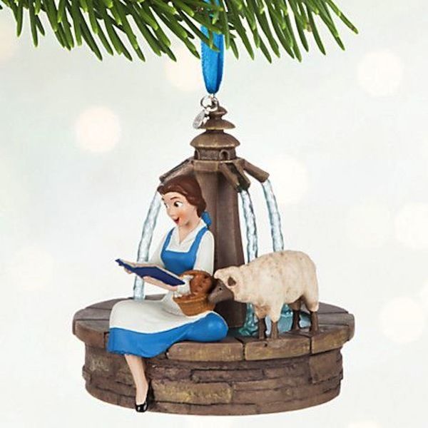 NEW Disney Store Beauty and the Beast Singing Belle 2016 Sketchbook Ornament