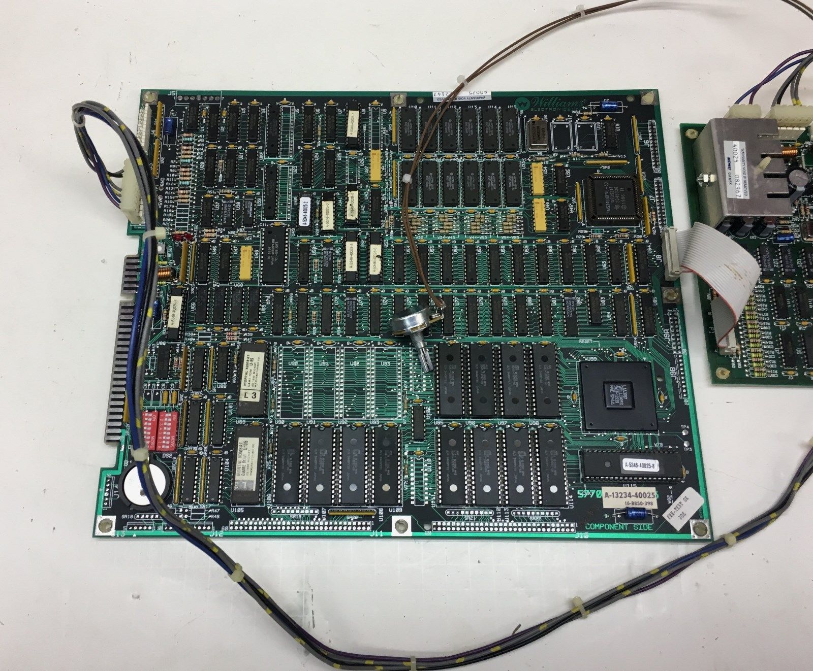 Mortal Kombat Jamma Arcade Circuit Board, PCB, Boardset Works, Midway, 1992