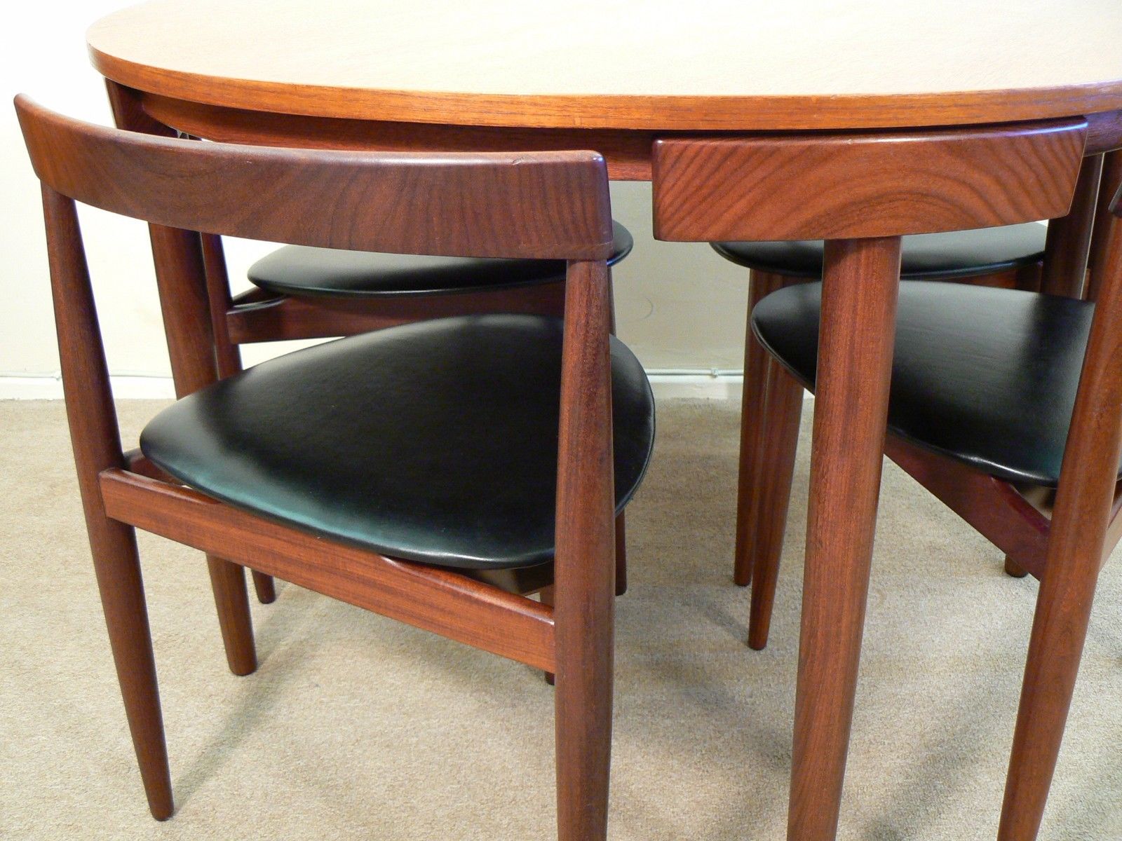 Vintage retro Frem Rojle table and chair set