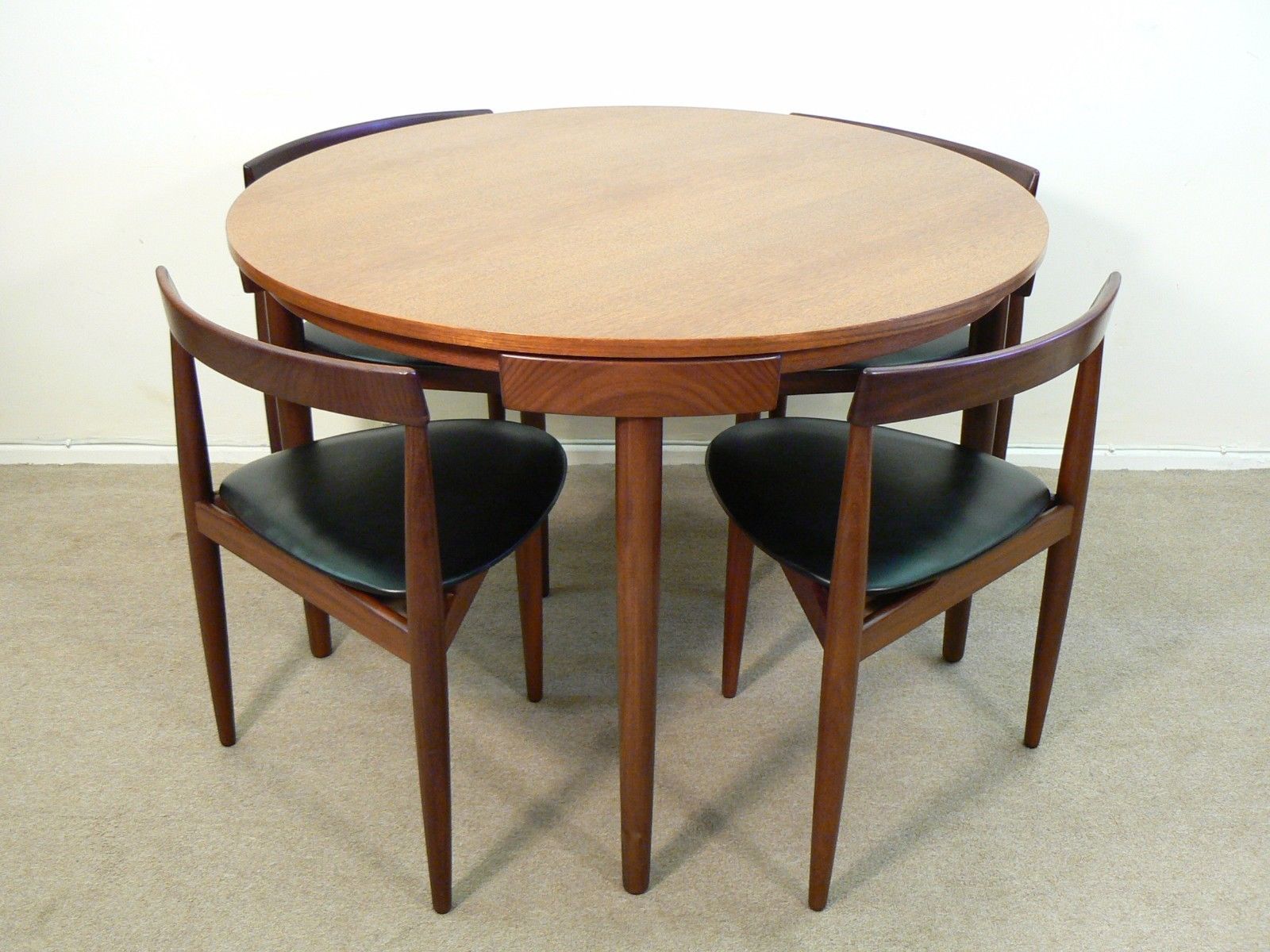 Vintage retro Frem Rojle table and chair set