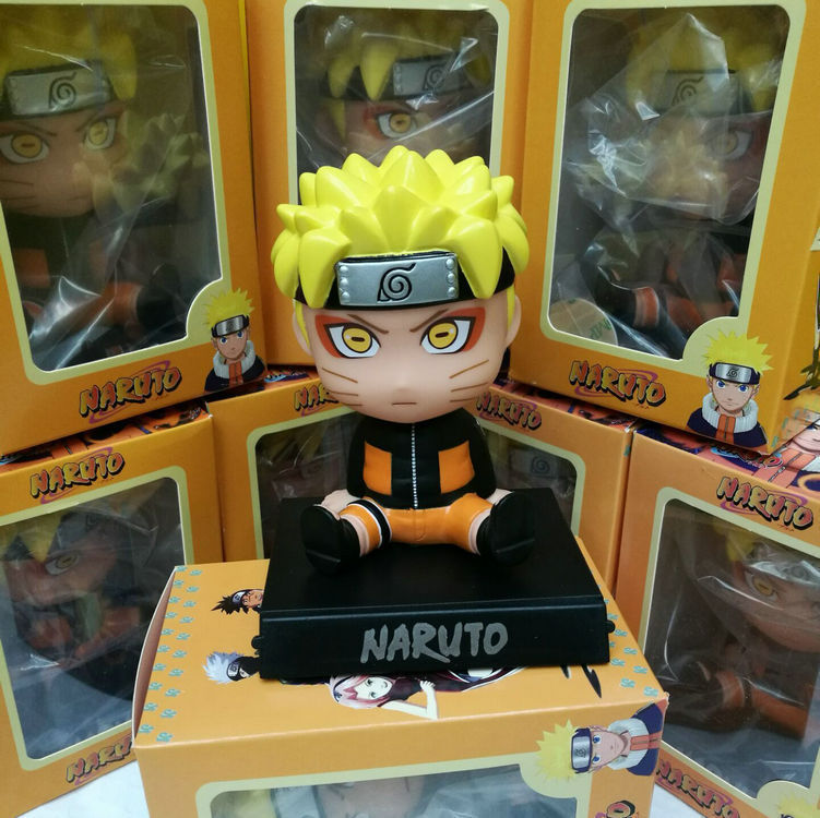 naruto car shake head pvc figure toy anime figures doll collection new