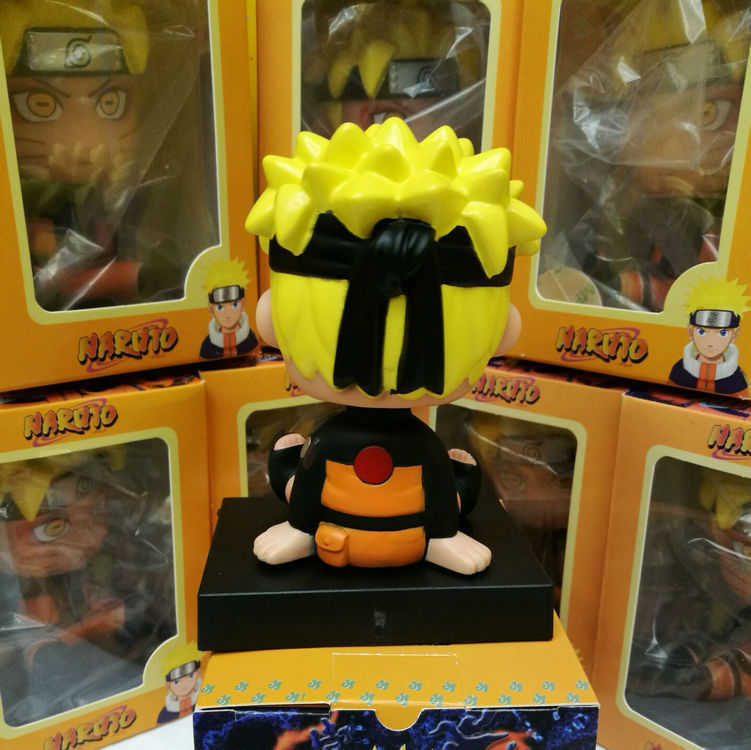 naruto car shake head pvc figure toy anime figures doll collection new