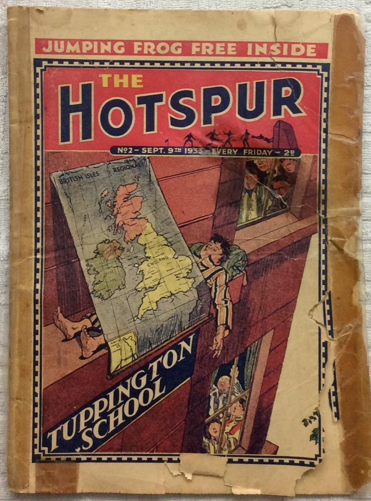 The Hotspur #2 Platinum age Very very rare. 1933 UK. 83 years old.