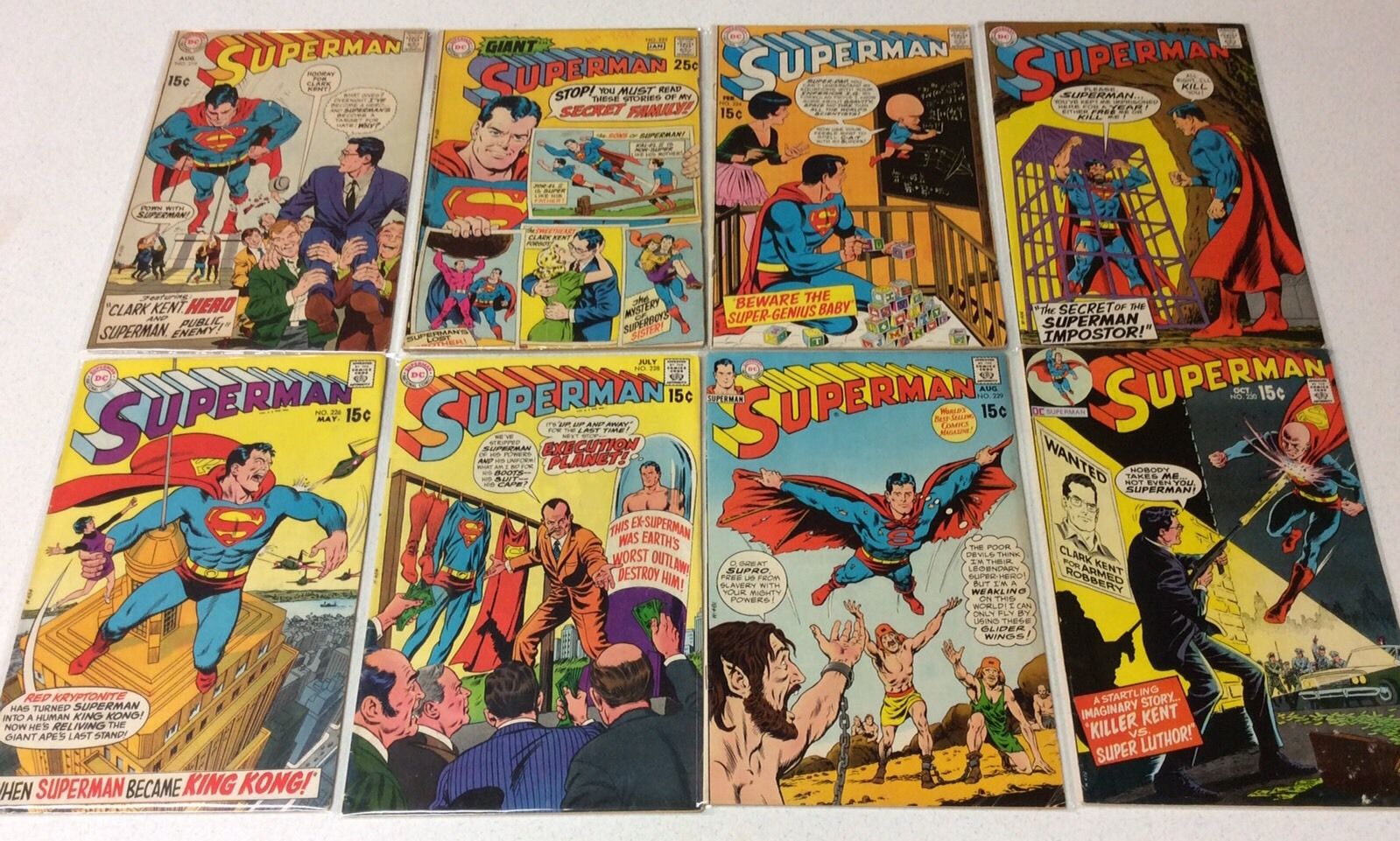 Superman Silver/ Bronze Age Lot! 30 Total! Cool Books! DC Comics 1963