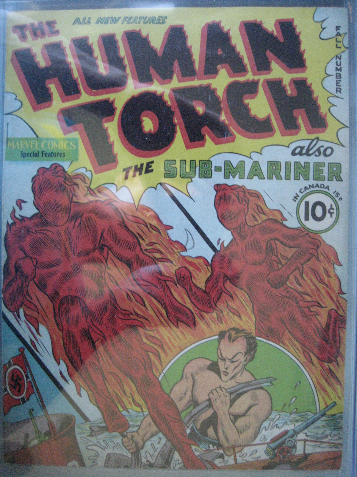 Human Torch #2 (#1) CGC 6.5 Unrestored **1st & Origin Toro** Marvel Comics 1940