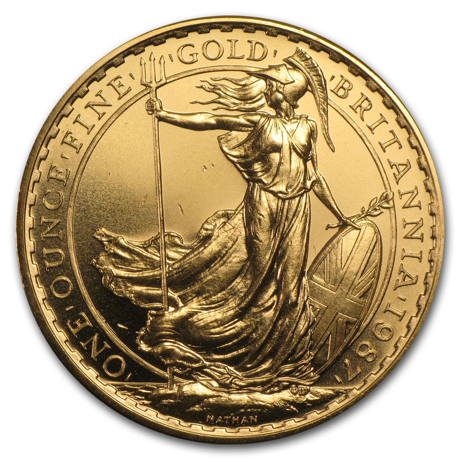 1987 Great Britain 1 oz Gold Britannia BU - SKU #85453