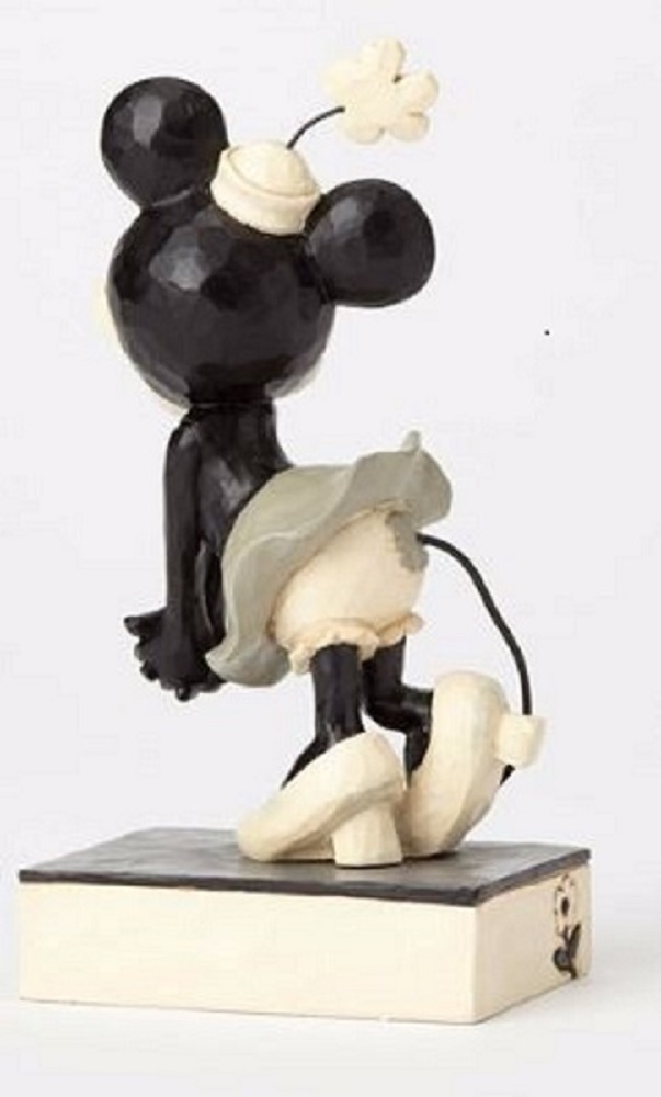 Jim Shore Disney Get a Horse Black White Minnie and Mickey Mouse Figurine Set 2