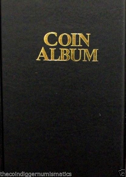 Harris Coin Stock Book 80 Pocket Album for 2x2 Holders Storage Whitman