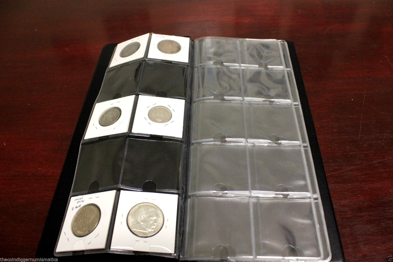 Harris Coin Stock Book 80 Pocket Album for 2x2 Holders Storage Whitman