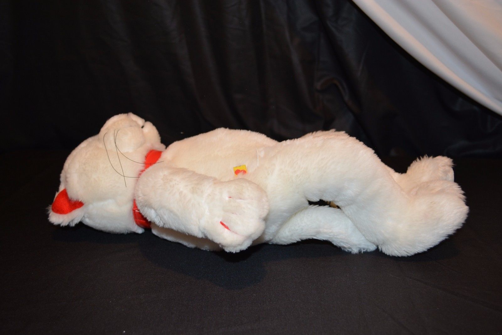 Build A Bear Floppy Cat Limited Edition 16" Stuffed Animal Plush White Retired