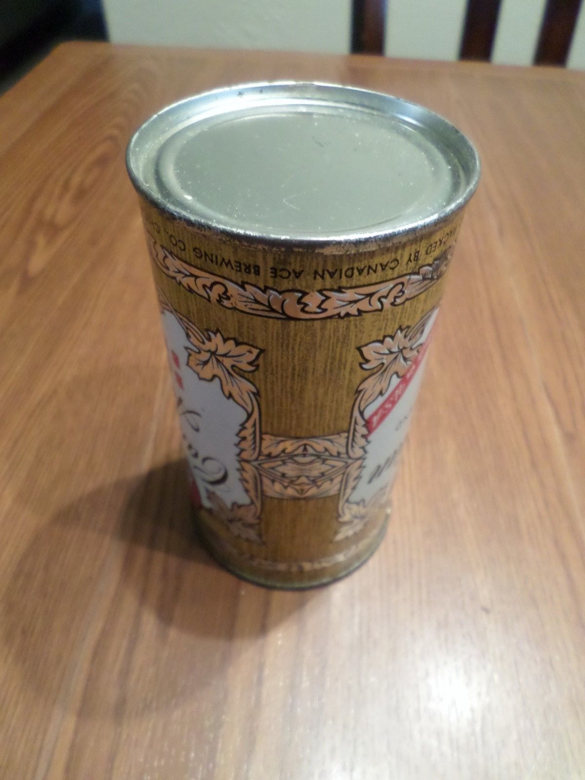 Rare Beauty Hi Grade Vintage Canadian Ace BOCK Chicago Flat Top Beer Can