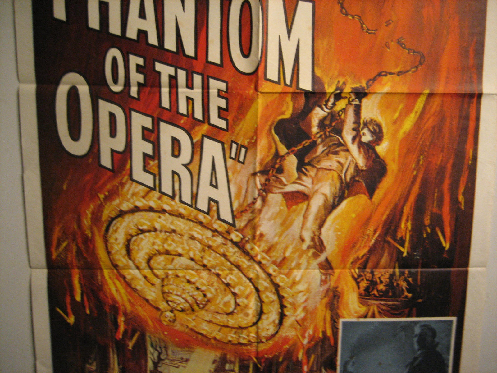 The Phantom of the Opera Original 1sh Movie Poster '62 Hammer horror