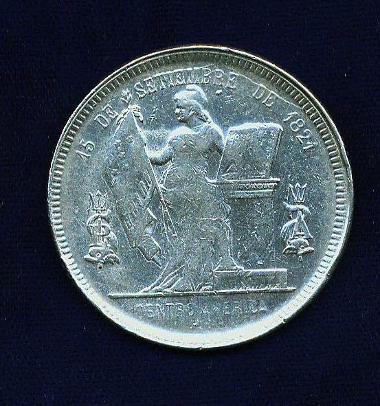 HONDURAS REPUBLIC   1895/4  1 PESO SILVER COIN, XF/ALMOST UNCIRCULATED