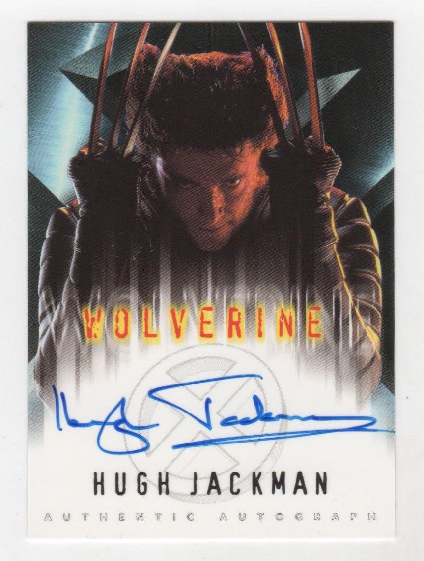 Hugh Jackman as Wolverine X-Men the Movie Autograph Card 2000 Topps