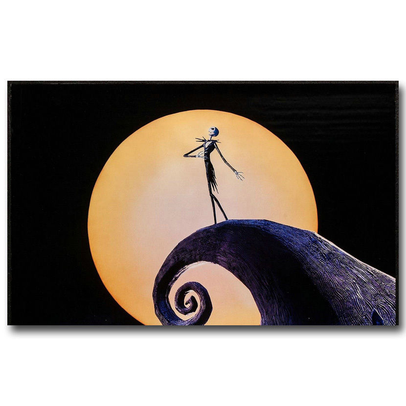 The Nightmare Before Christmas Poster Wall Art Canvas Print 12x18 24x36 inch