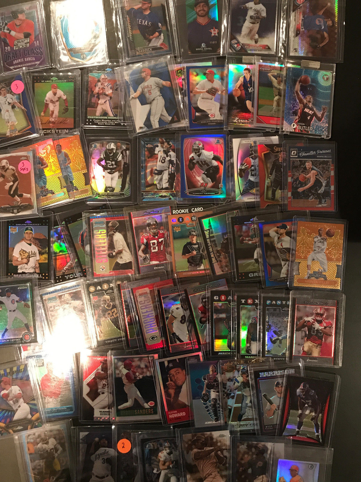 Huge Lot 1,200 ALL REFRACTOR Prizm Card Collection Insert RC #ed NBA NFL MLB!