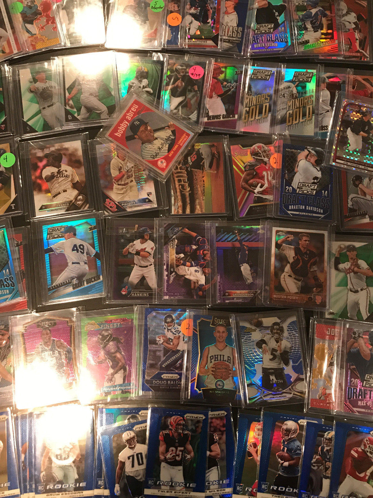 Huge Lot 1,200 ALL REFRACTOR Prizm Card Collection Insert RC #ed NBA NFL MLB!