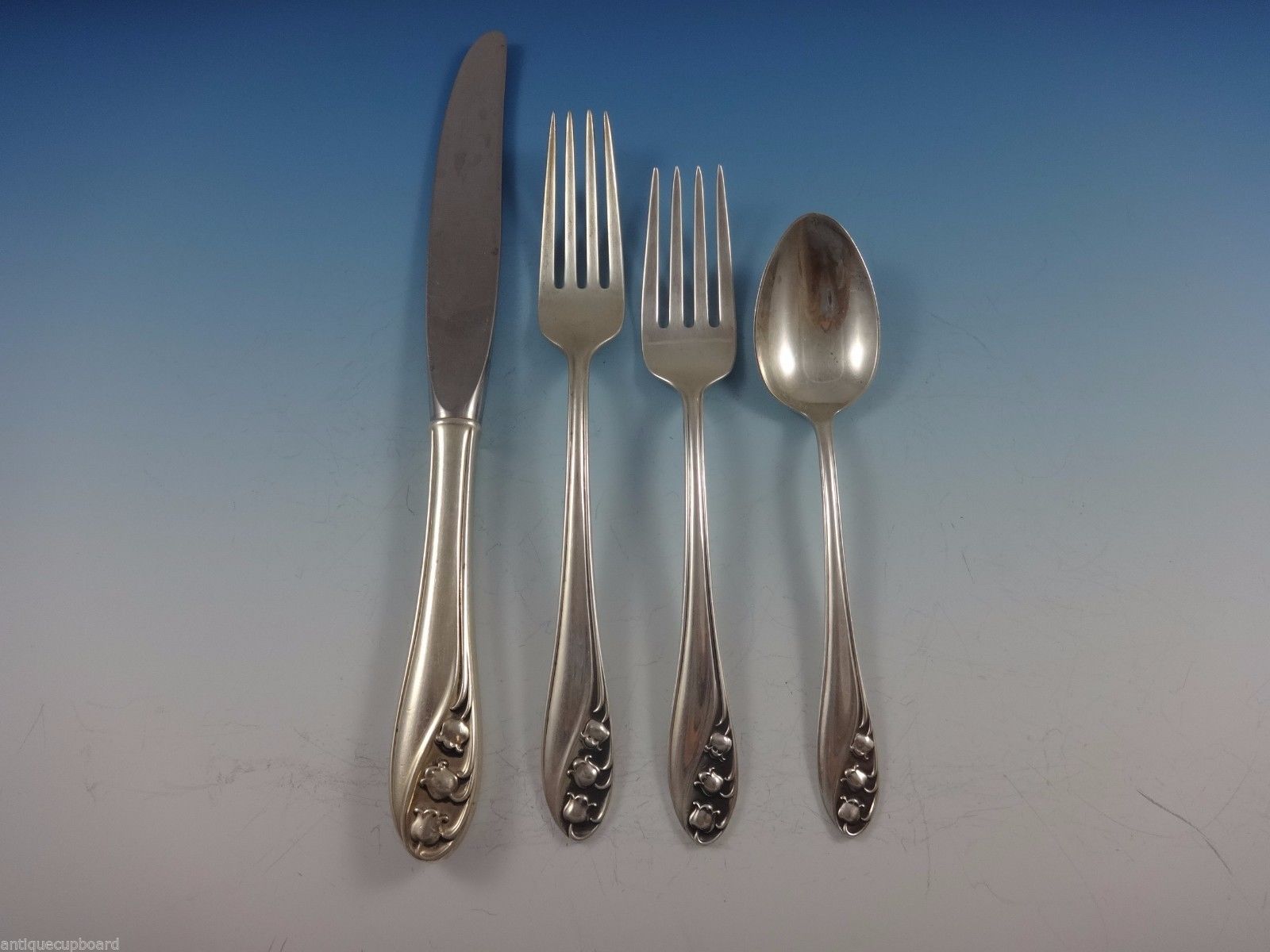 Lily of the Valley by Gorham Sterling Silver Flatware Set 8 Service 45 Pieces